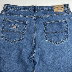 US Polo Assn Jeans Men's 40x30 Straight  Logo Back Pocket *Tag 30 Long Fits 29 L